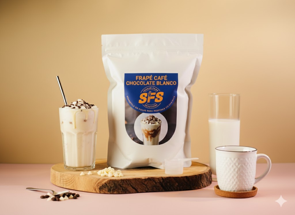 FRAPÉ CAFÉ CHOCOLATE BLANCO X 1 Kg