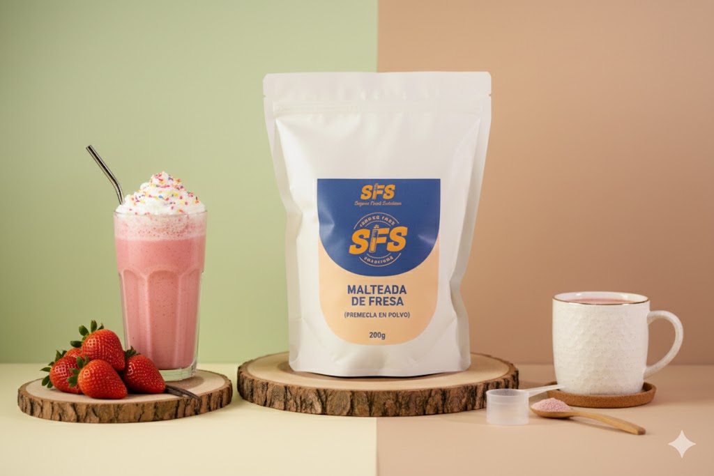 MALTEADA DE FRESA X 800 G