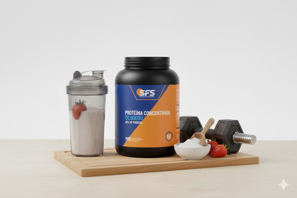 PROTEÍNA CONCENTRADA DE SUERO SABOR VAINILLA X 0,5 Kg