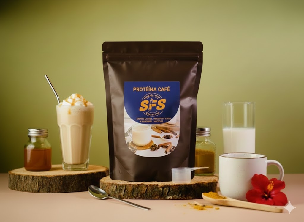 PROTEÍNA CONCENTRADA DE SUERO SABOR CAFÉ X 0,5 Kg