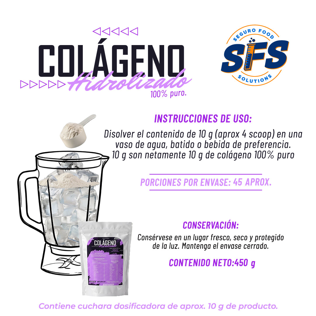 COLÁGENO HIDROLIZADO X 450 G