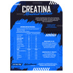 CREATINA MONOHIDRATADA SABORIZADA 83% DE PUREZA x 300 G