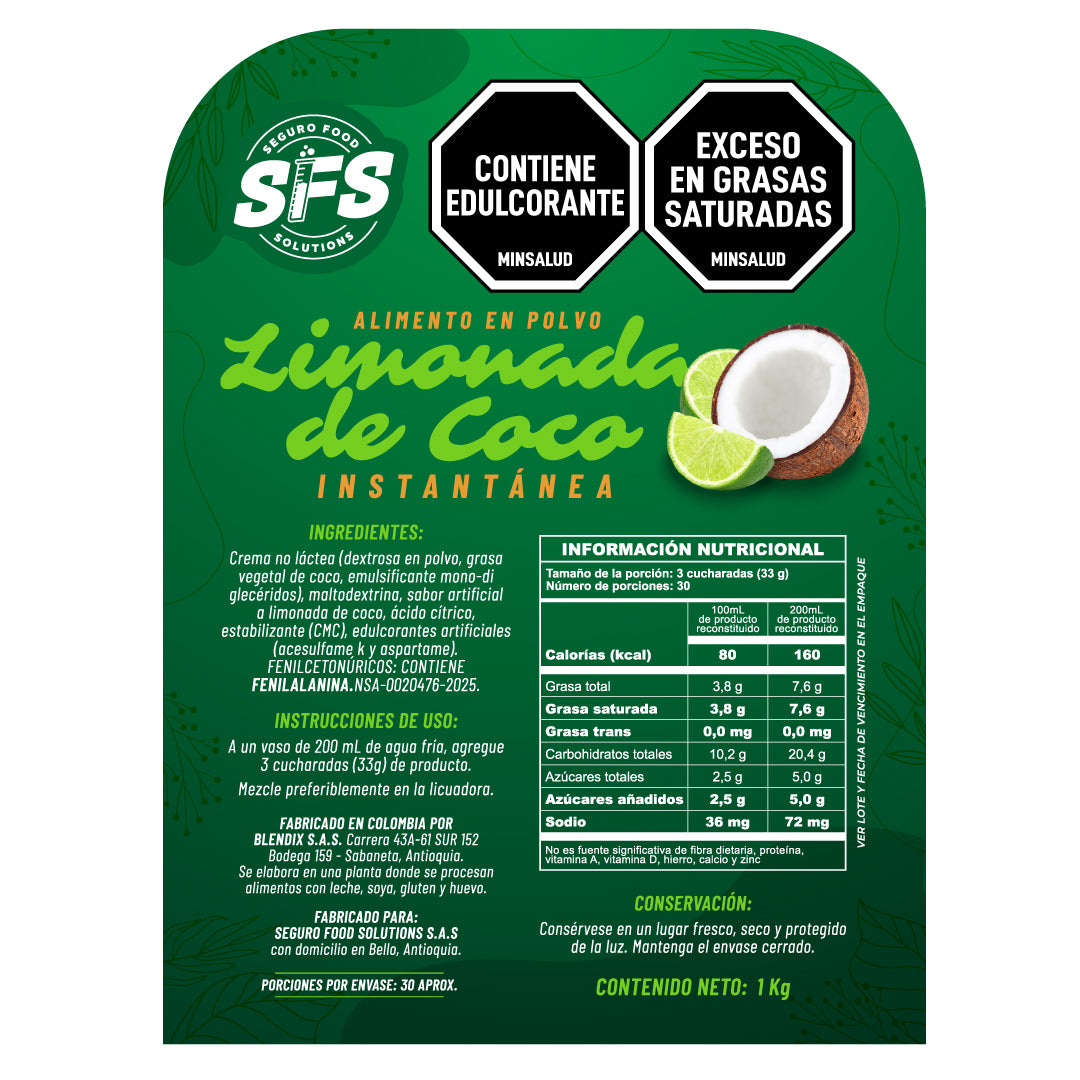LIMONADA DE COCO X 1 KG