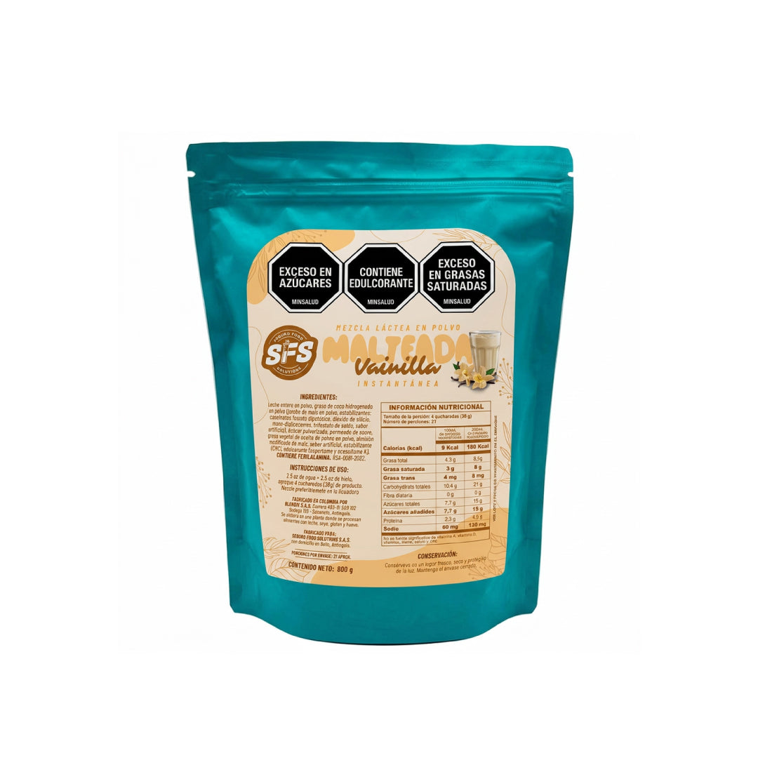 MALTEADA DE VAINILLA X 800 G