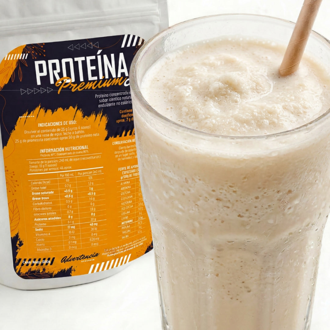 PROTEÍNA CONCENTRADA DE SUERO SABOR CAFÉ X 0,5 Kg